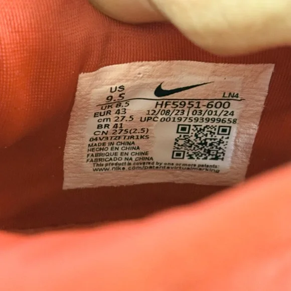 Nike LeBron 21 Triple Red James Gang size 9.5 BRAND NEW MEN’S BASKETBALL SHOES - Picture 8 of 8